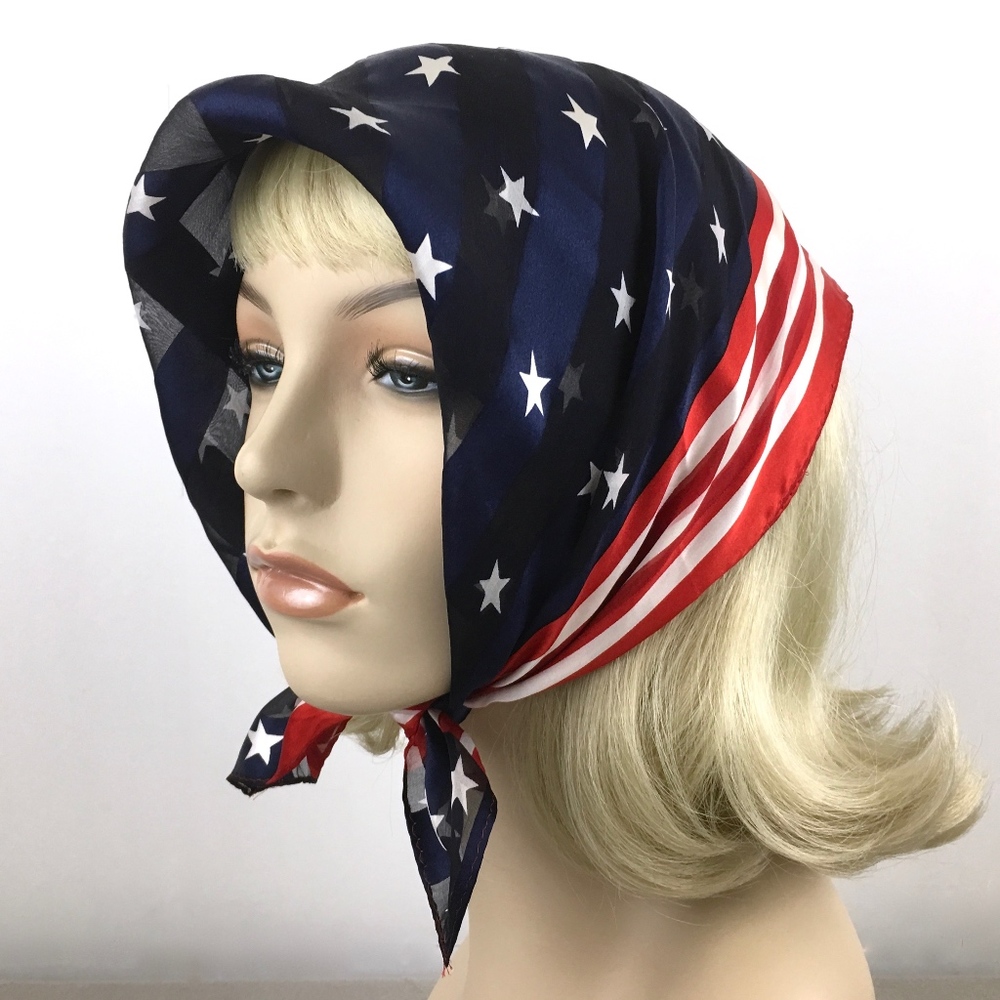 Echo American Flag Stars & Stripes Neck Scarf